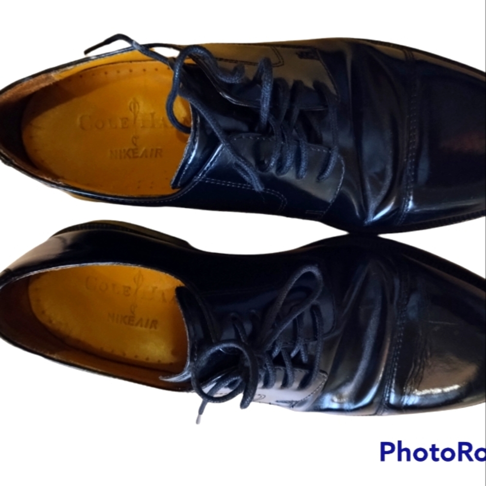 Cole Haan Nike Air Men's Size 7 M Black Dress Shoe 100% Leather
